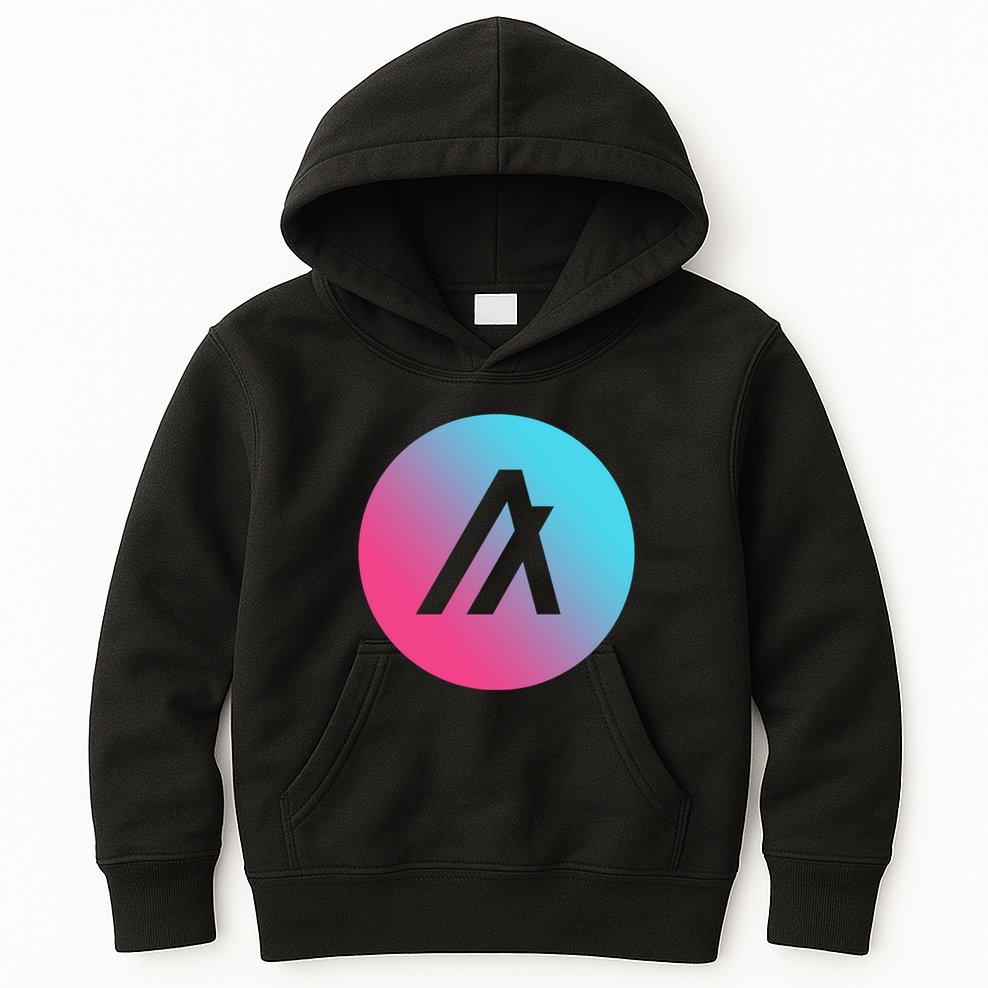 Algorand Crypto Colorful Logo Kids Hoodie