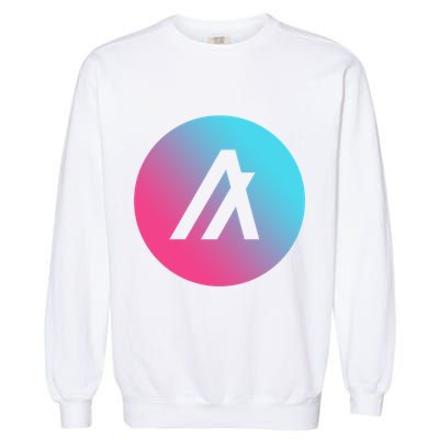 Algorand Crypto Colorful Logo Garment-Dyed Sweatshirt