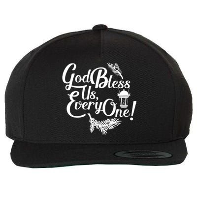 A Christmas Carol Charles Dickens God Bless Us Everyone Gift Wool Snapback Cap