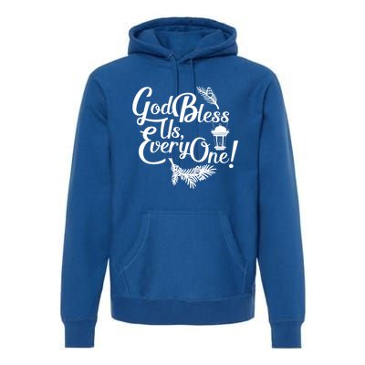 A Christmas Carol Charles Dickens God Bless Us Everyone Gift Premium Hoodie