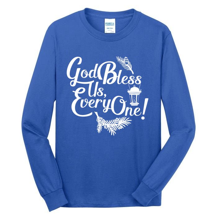 A Christmas Carol Charles Dickens God Bless Us Everyone Gift Tall Long Sleeve T-Shirt