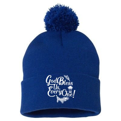 A Christmas Carol Charles Dickens God Bless Us Everyone Gift Pom Pom 12in Knit Beanie