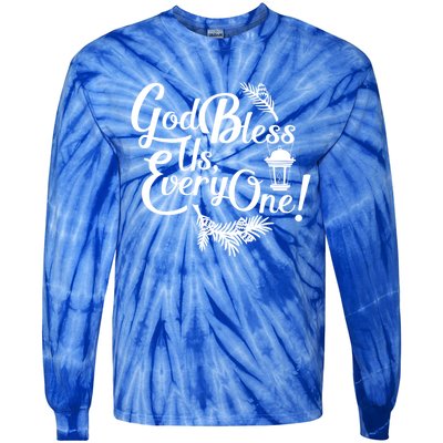 A Christmas Carol Charles Dickens God Bless Us Everyone Gift Tie-Dye Long Sleeve Shirt