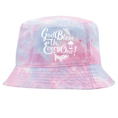 A Christmas Carol Charles Dickens God Bless Us Everyone Gift Tie-Dyed Bucket Hat