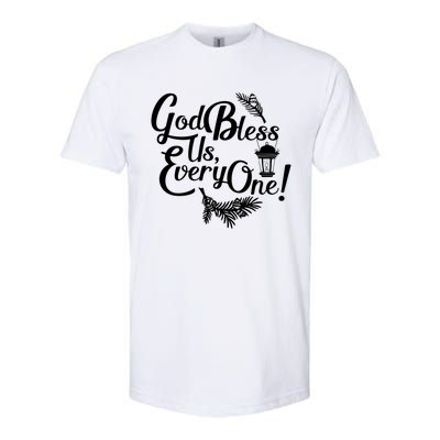 A Christmas Carol Charles Dickens God Bless Us Everyone Gift Softstyle CVC T-Shirt