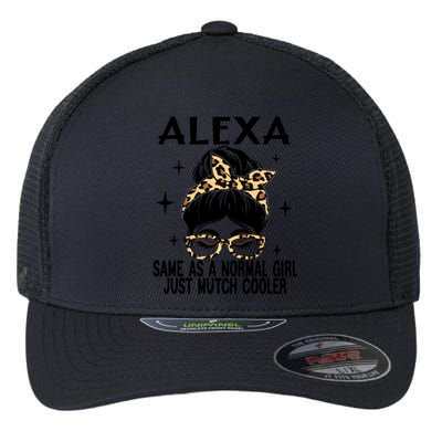 Alexa Costume Cute Definition Personalized Name Alexa Great Gift Flexfit Unipanel Trucker Cap