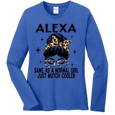 Alexa Costume Cute Definition Personalized Name Alexa Great Gift Ladies Long Sleeve Shirt