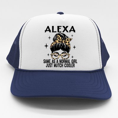 Alexa Costume Cute Definition Personalized Name Alexa Great Gift Trucker Hat