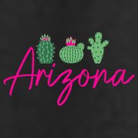 Arizona Cactus Cute AZ Pride 7 Panel Mesh Trucker Snapback Hat