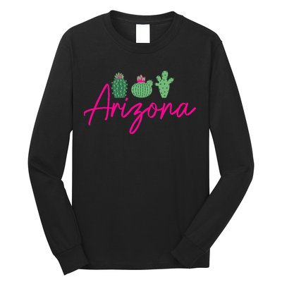 Arizona Cactus Cute AZ Pride Long Sleeve Shirt