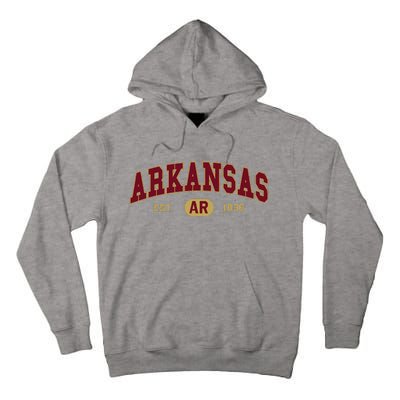 Arkansas Classic Collegiate Varsity Style Cozy Arkansas Tall Hoodie