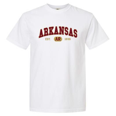 Arkansas Classic Collegiate Varsity Style Cozy Arkansas Garment-Dyed Heavyweight T-Shirt