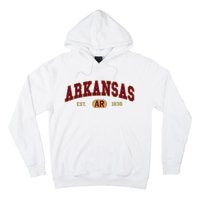 Arkansas Classic Collegiate Varsity Style Cozy Arkansas Hoodie