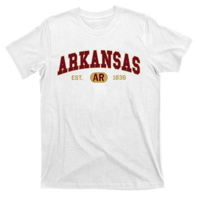 Arkansas Classic Collegiate Varsity Style Cozy Arkansas T-Shirt