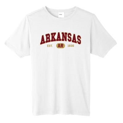 Arkansas Classic Collegiate Varsity Style Cozy Arkansas Tall Fusion ChromaSoft Performance T-Shirt