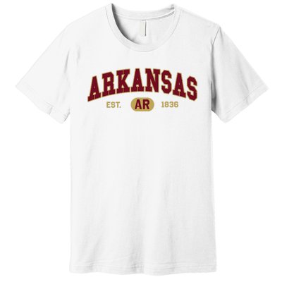 Arkansas Classic Collegiate Varsity Style Cozy Arkansas Premium T-Shirt