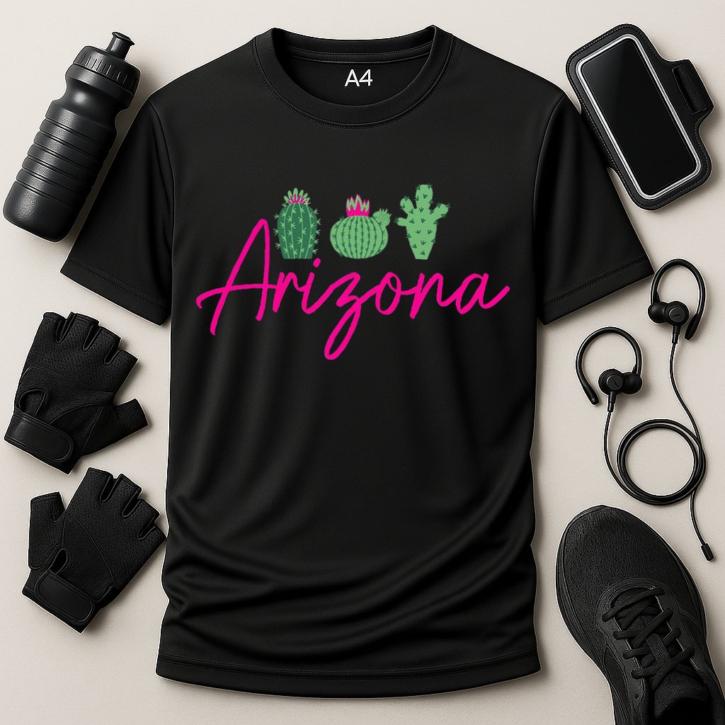 Arizona Cactus Cute AZ Pride Cooling Performance Crew T-Shirt