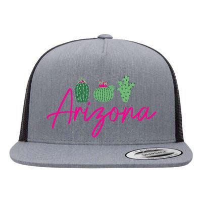 Arizona Cactus Cute AZ Pride Flat Bill Trucker Hat