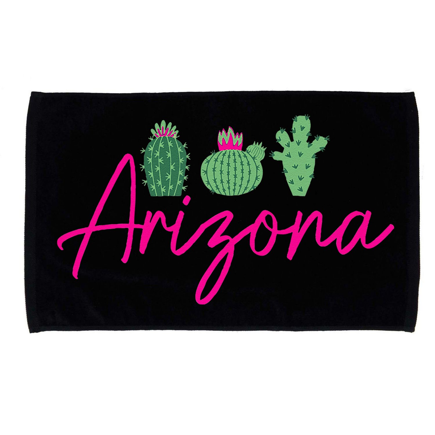 Arizona Cactus Cute AZ Pride Microfiber Hand Towel