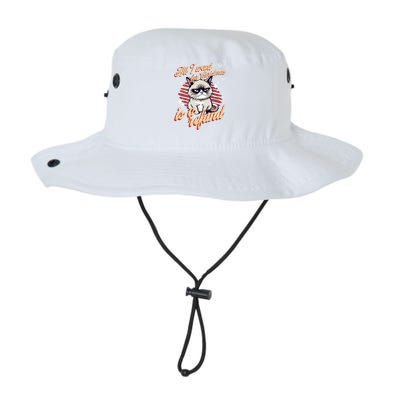 Angry Cat Christmas Meme: All I Want Ugly Christmas Cat Gift Legacy Cool Fit Booney Bucket Hat