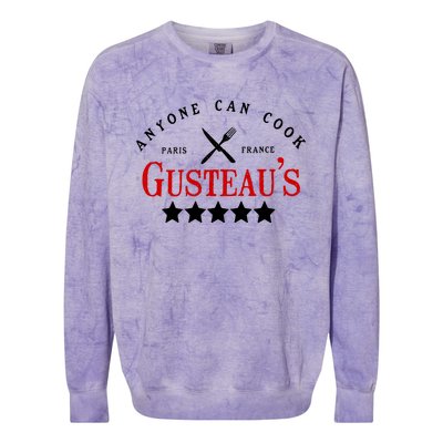 Anyone Can Cook Gusteau's Paris France Colorblast Crewneck Sweatshirt