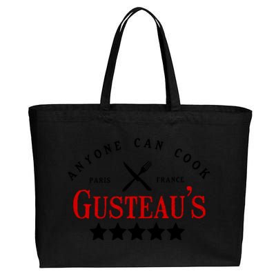 Anyone Can Cook Gusteau's Paris France Cotton Canvas Jumbo Tote