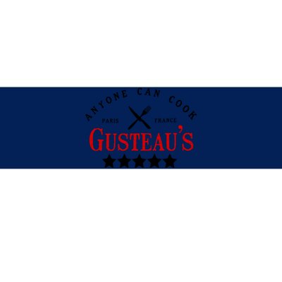 Anyone Can Cook Gusteau's Paris France Bumper Sticker