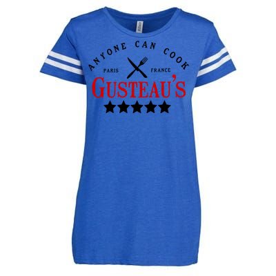 Anyone Can Cook Gusteau's Paris France Enza Ladies Jersey Football T-Shirt