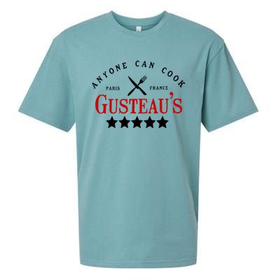 Anyone Can Cook Gusteau's Paris France Sueded Cloud Jersey T-Shirt