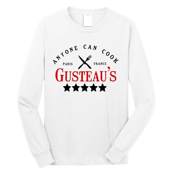 Anyone Can Cook Gusteau's Paris France Long Sleeve Shirt