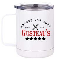 Anyone Can Cook Gusteau's Paris France 12 oz Stainless Steel Tumbler Cup