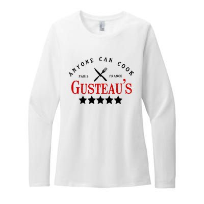 Anyone Can Cook Gusteau's Paris France Womens CVC Long Sleeve Shirt