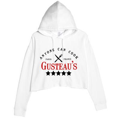 Anyone Can Cook Gusteau's Paris France Crop Fleece Hoodie