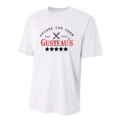 Anyone Can Cook Gusteau's Paris France Youth Performance Sprint T-Shirt