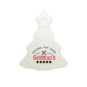 Anyone Can Cook Gusteau's Paris France Ceramic Tree Ornament