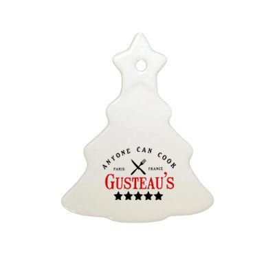 Anyone Can Cook Gusteau's Paris France Ceramic Tree Ornament