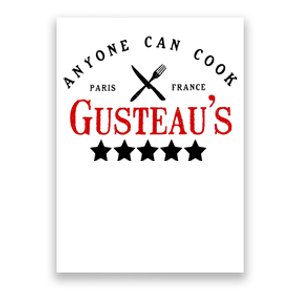 Anyone Can Cook Gusteau's Paris France Poster