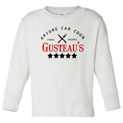 Anyone Can Cook Gusteau's Paris France Toddler Long Sleeve Shirt