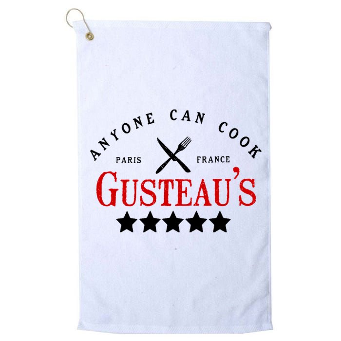 Anyone Can Cook Gusteau's Paris France Platinum Collection Golf Towel