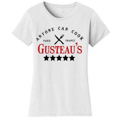 Anyone Can Cook Gusteau's Paris France Women's T-Shirt