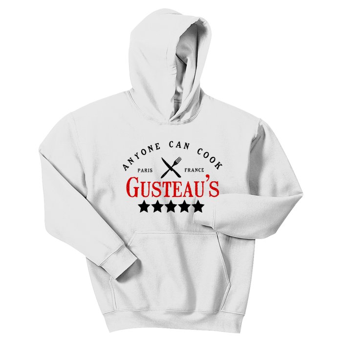 Anyone Can Cook Gusteau's Paris France Kids Hoodie