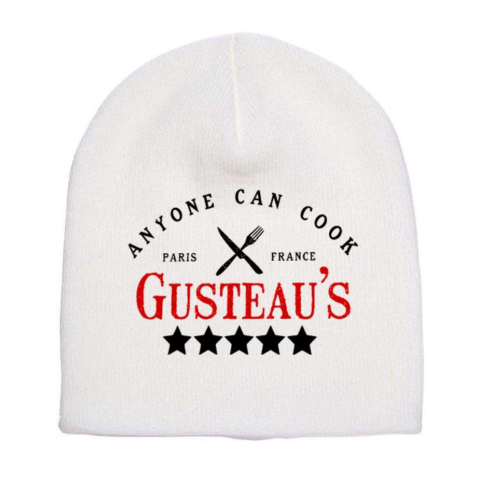 Anyone Can Cook Gusteau's Paris France Short Acrylic Beanie