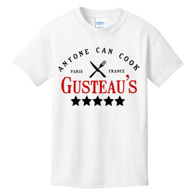 Anyone Can Cook Gusteau's Paris France Kids T-Shirt