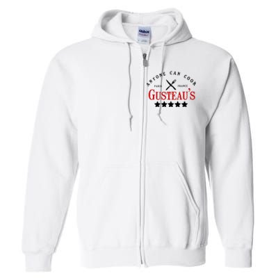 Anyone Can Cook Gusteau's Paris France Full Zip Hoodie