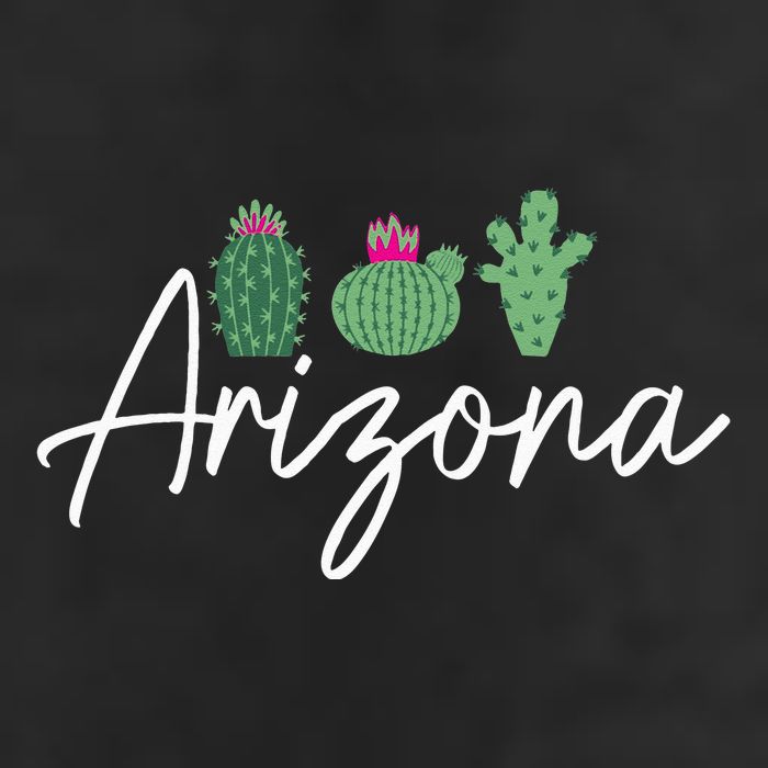 Arizona Cactus Cute AZ Pride 7 Panel Mesh Trucker Snapback Hat