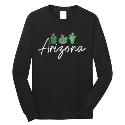 Arizona Cactus Cute AZ Pride Long Sleeve Shirt