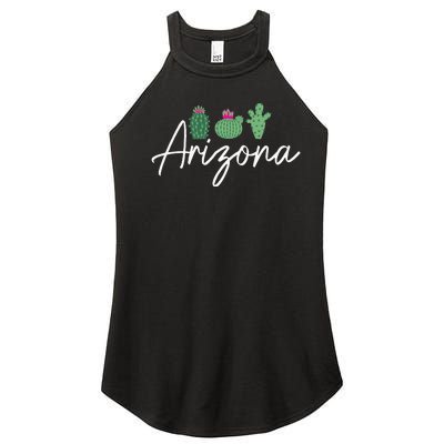 Arizona Cactus Cute AZ Pride Women’s Perfect Tri Rocker Tank