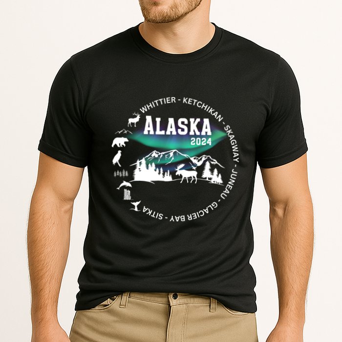 Alaska Cruise Crusing Trip Vacation Cooling Performance Crew T-Shirt