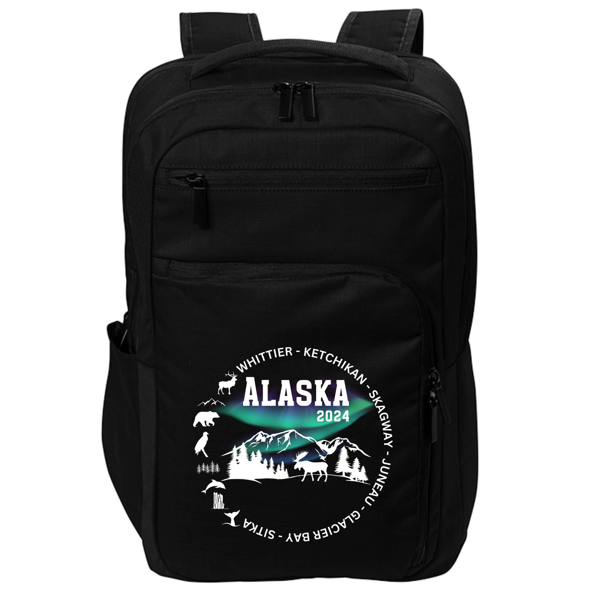 Alaska Cruise Crusing Trip Vacation Impact Tech Backpack