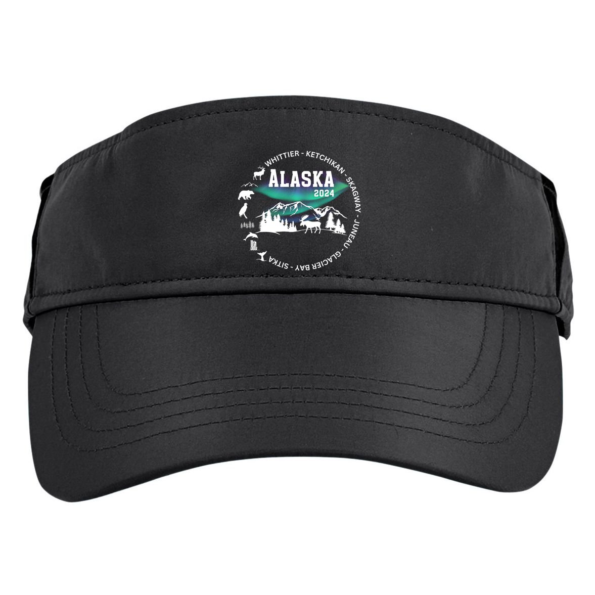 Alaska Cruise Crusing Trip Vacation Adult Drive Performance Visor